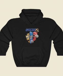 Sonic 2 Character Running Hoodie Style