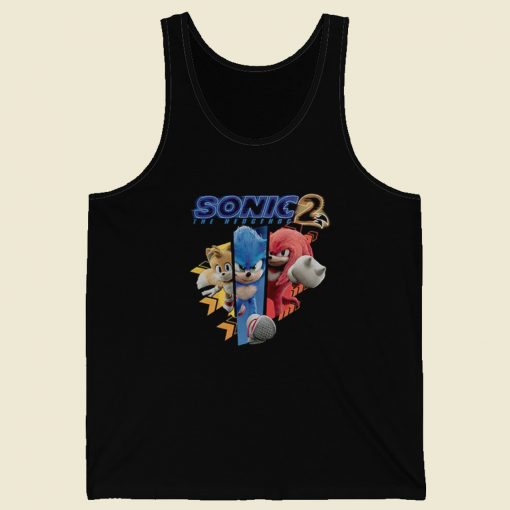 Sonic 2 Character Running Tank Top