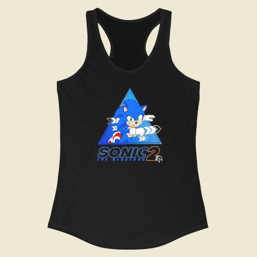 Sonic 2 Sonic Running Racerback Tank Top