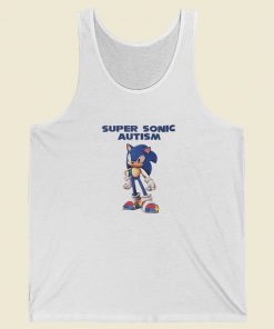 Sonic Say Fucks Autism Tank Top