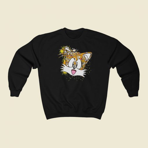 Sonic Tails Pixel Profile Sweatshirts Style