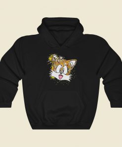 Sonic Tails Pixel Profile Hoodie Style