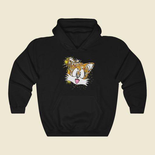 Sonic Tails Pixel Profile Hoodie Style