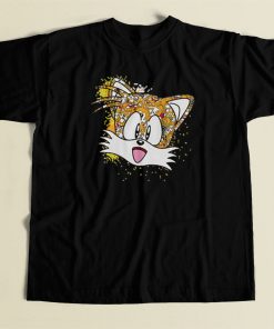 Sonic Tails Pixel Profile T Shirt Style On Sale