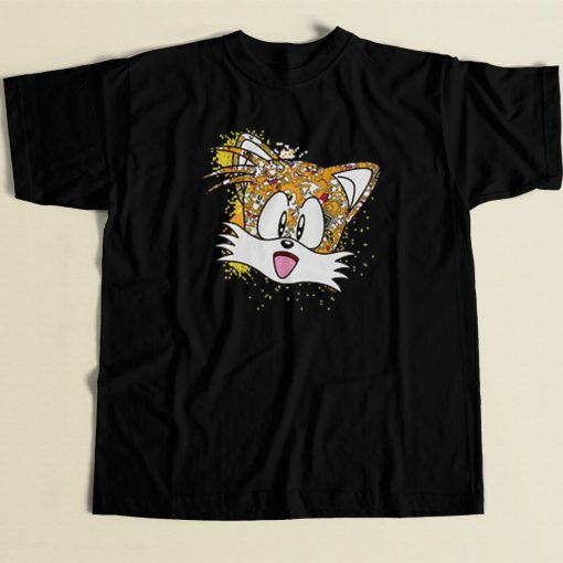 Sonic Tails Pixel Profile T Shirt Style On Sale