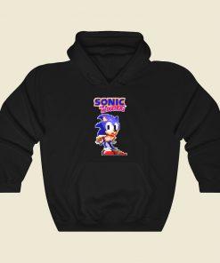 Sonic The Hedgehog Waiting Sega Hoodie Style