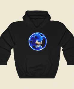 Sonic the Hedgehog 2 Circle Hoodie Style