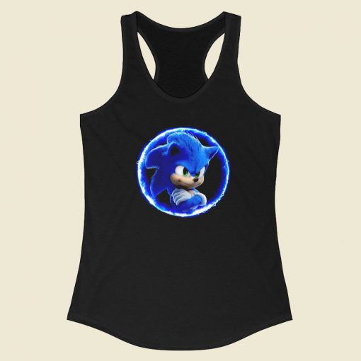 Sonic the Hedgehog 2 Circle Racerback Tank Top