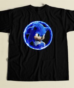 Sonic the Hedgehog 2 Circle T Shirt Style On Sale