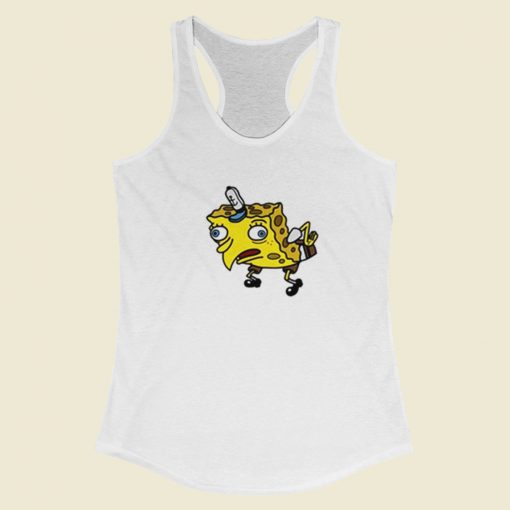 Spongebob Chicken Funny Racerback Tank Top