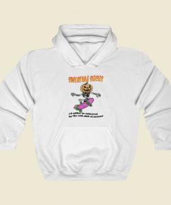 Sweating Sucks Pumpkin Skateboard Hoodie Style