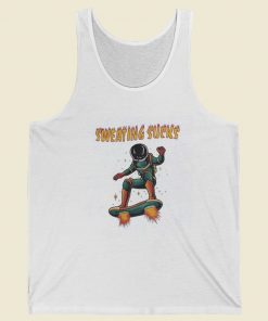 Sweating Sucks Astronaut Tank Top