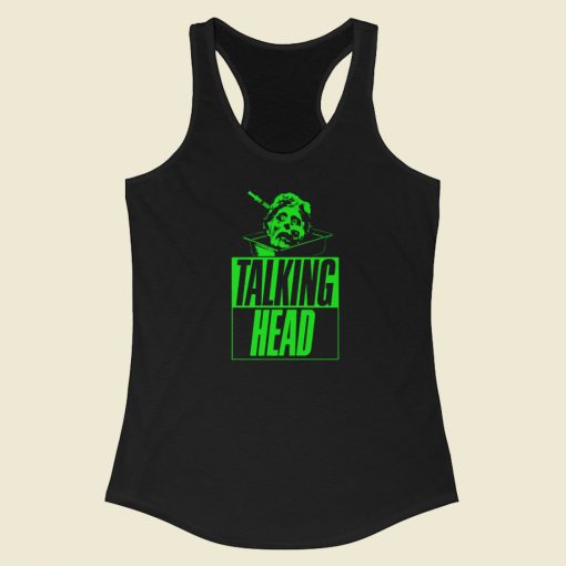 Talking Head Racerback Tank Top On Sale