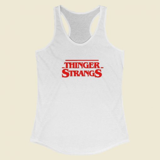 Thinger Strangs Racerback Tank Top On Sale