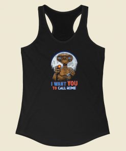 Aliens want You To Back Home Racerback Tank Top