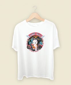 Biker Betty Boop Motorcycle T Shirt Style