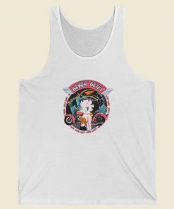 Biker Betty Boop Motorcycle Tank Top