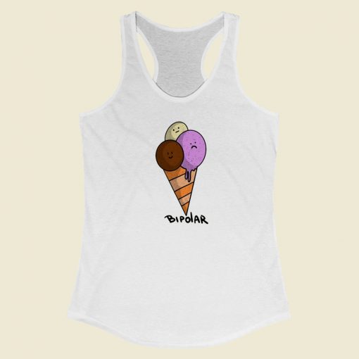 Bipolar Ice Cream Racerback Tank Top