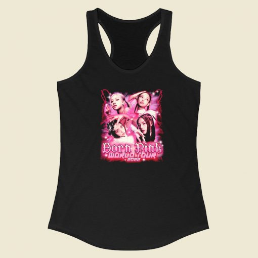 Born Pink World Tour Cool Racerback Tank Top