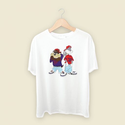 Bugs Bunny And Taz Mania T Shirt Style