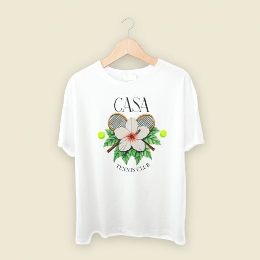 Casablanca Tennis Club Floral T Shirt Style