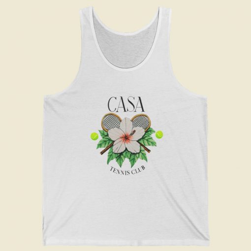 Casablanca Tennis Club Floral Tank Top