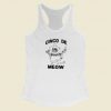 Cinco De Mayo Meow Cat Racerback Tank Top