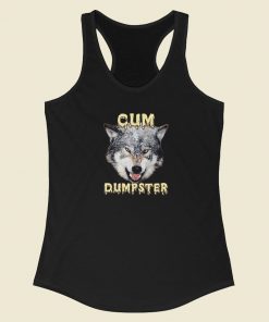 Cum Dumpster Vintage Racerback Tank Top