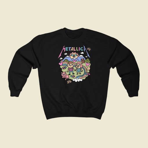 Cute Metallica Cartoon Sweatshirts Style