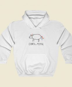 Death Metal Unicorn Funny Hoodie Style