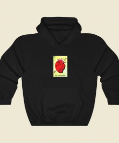 El Corazon Loteria Hoodie Style