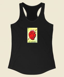 El Corazon Loteria Racerback Tank Top