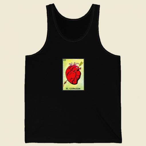 El Corazon Loteria Tank Top