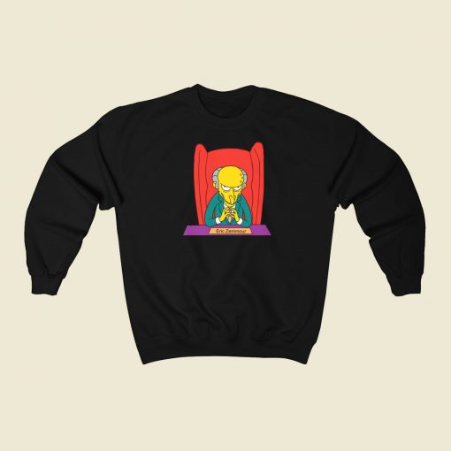 Eric Zemmour 2022 Mr Burns Sweatshirts Style