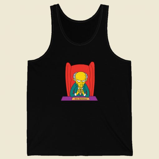 Eric Zemmour 2022 Mr Burns Tank Top