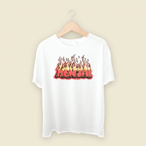 Hentai Flames Graphic T Shirt Style