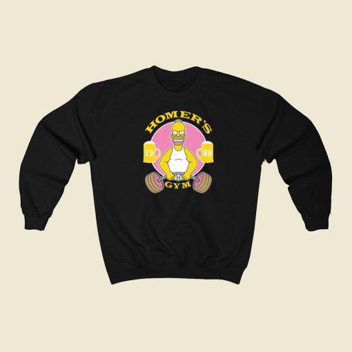 Homer Simpson Gym Sweatshirts Style