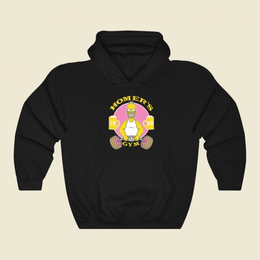 Homer Simpson Gym Hoodie Style