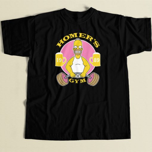 Homer Simpson Gym T Shirt Style