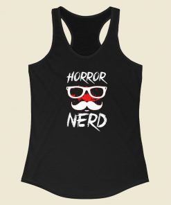 Horror Nerd 80s Racerback Tank Top