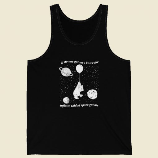 Infinite Space Bear Funny Tank Top