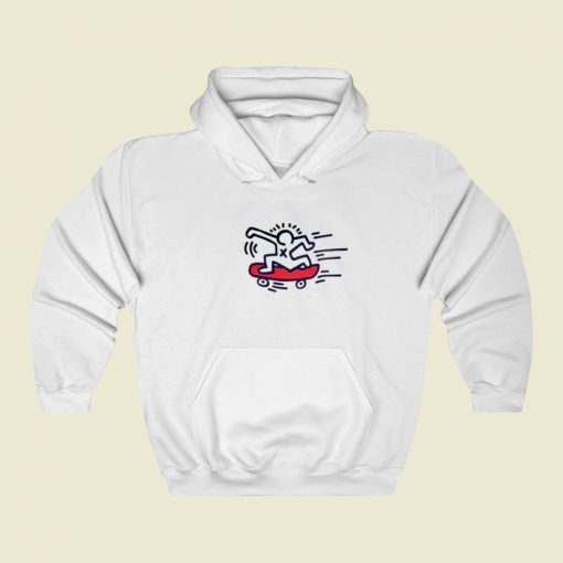 Keith Haring Skateboard Hoodie Style