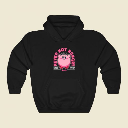 Kirby Never Not Hungry Hoodie Style