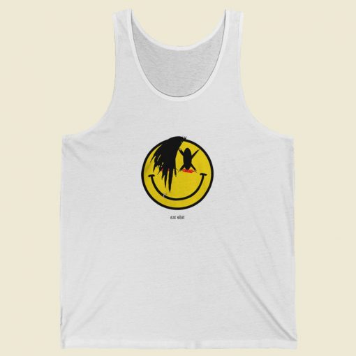 Smiley Symbol Eat Shit Tank Top