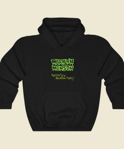 Marilyn Manson Portrait Logo Hoodie Style