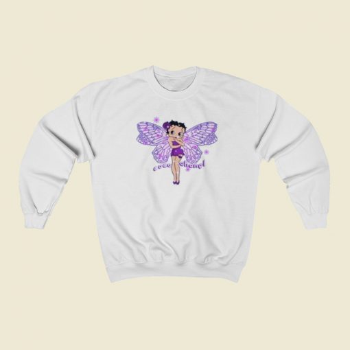 Mega Yacht Betty Boop Butterfly Sweatshirts Style