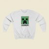 Minecraft Creeper Face Sweatshirts Style