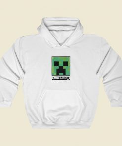 Minecraft Creeper Face Hoodie Style