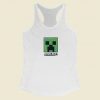 Minecraft Creeper Face Racerback Tank Top