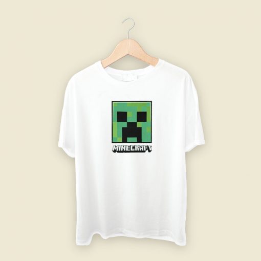 Minecraft Creeper Face T Shirt Style